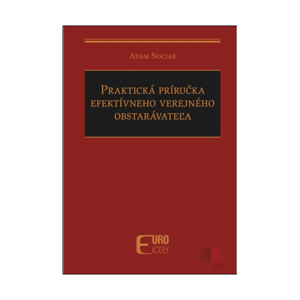 Praktická príručka efektívneho verejného obstarávateľa